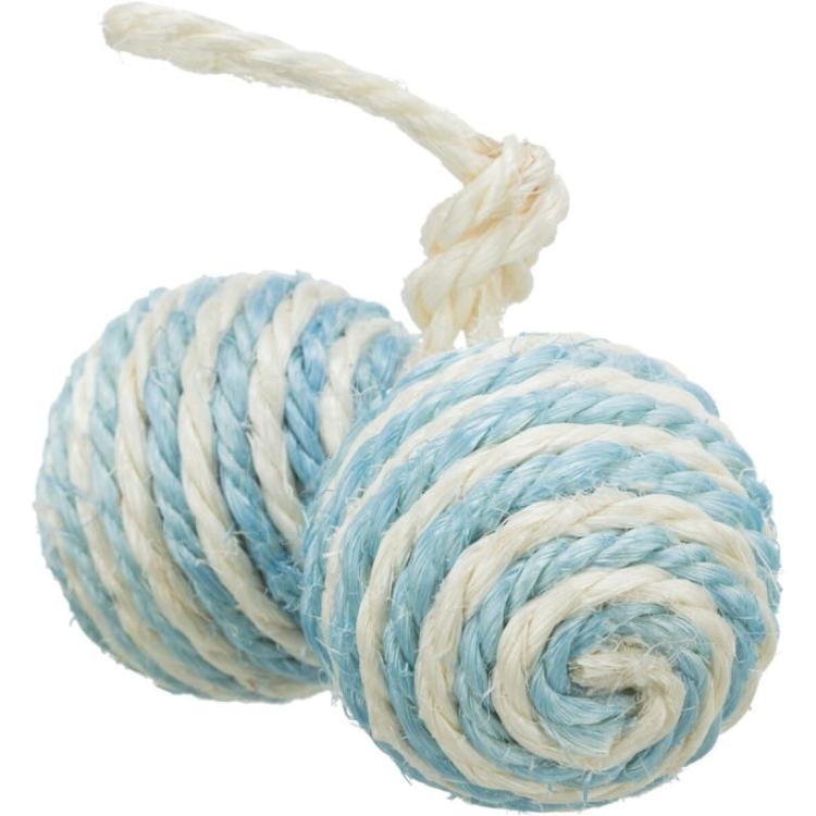 PODWÓJNA PIŁKA SIZAL | Zabawka dla kota | 45 cm od ParrotPlanet.pl