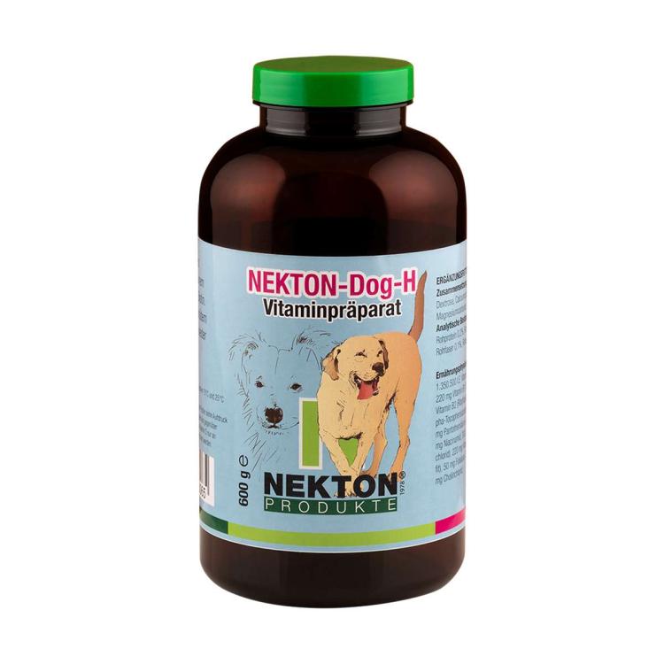 NEKTON-DOG-H - Witaminy dla poprawy skóry i sierści dla wszystkich psów 600g od parrotplanet.jpeg