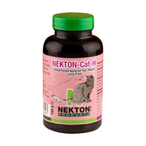 NEKTON Cat H - witaminy dla poprawy skóry i sierści dla wszystkich kotów 150g od parrotplanet.jpeg