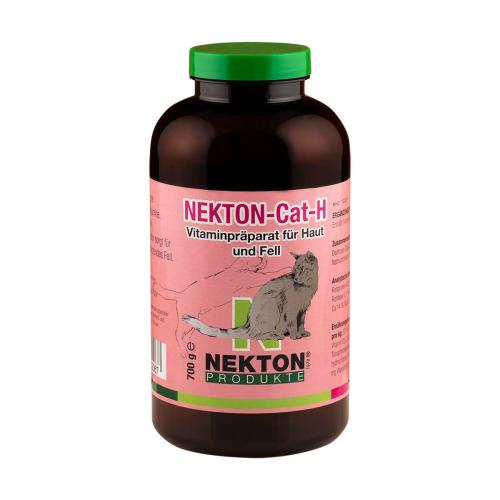 NEKTON Cat H - witaminy dla poprawy skóry i sierści dla wszystkich kotów 700g od parrotplanet.jpeg