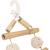 Échelle en bambou pour perroquets - Jouet multifonctionnel 45 cm Parrot Planet.fr