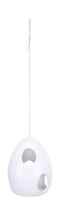 Distributeur en céramique pour matériel de nidification - Blanc - Parrot Planet.fr