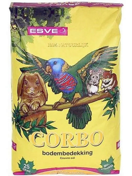 Corbo - Podłoże do klatki - Ściółka - dla wszystkich papug 25 Litrów od parrotplanet