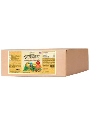 Lafeber NutriBerries Original Classic - Pokarm w kształcie kuleczek dla średnich i dużych papug 6,4 kg od ParrotPlanet