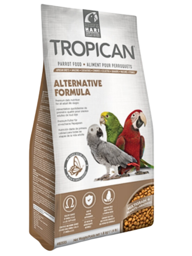 Hagen HARI Tropican Alternative Formula – alimentation digeste sans soja ni maïs pour perroquets, 1,8 kg ParrotPlanet.fr