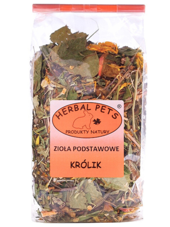 Herbes naturelles pour lapins - soutien santé et immunité 125g de ParrotPlanet.fr