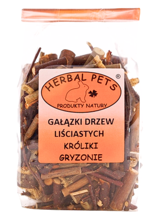 Brindilles de Feuillus – Soin Naturel des Dents et du Système Digestif pour Lapins et Rongeurs | 75 g | ParrotPlanet.fr