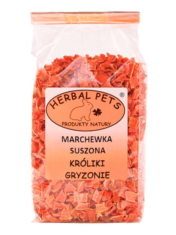 Carottes Séchées - Friandise Naturelle pour Lapins et Rongeurs 125g de ParrotPlanet.fr