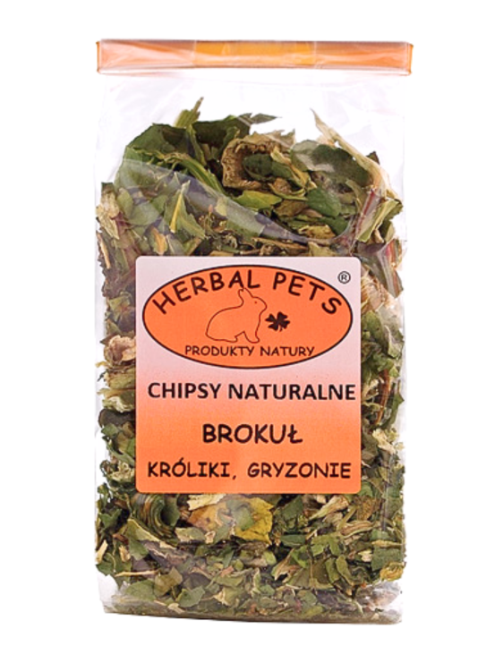Chips de Brocoli Naturels - Snack Sain et Nourrissant pour Animaux 50g de ParrotPlanet.fr