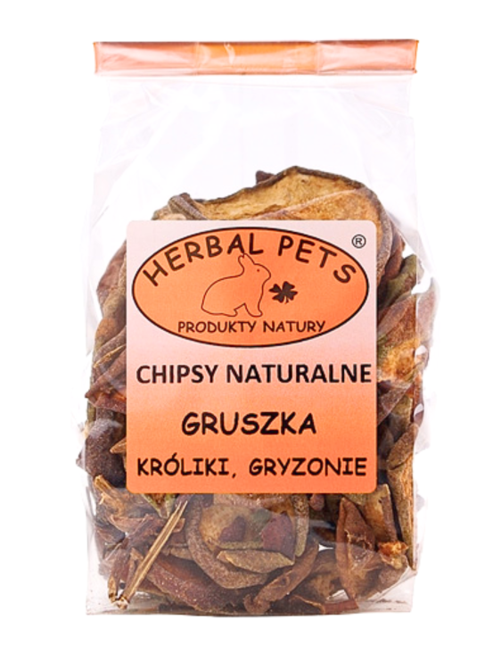 Chips de Poire Naturels - Friandise Saine pour Rongeurs et Lapins 75g de ParrotPlanet.fr