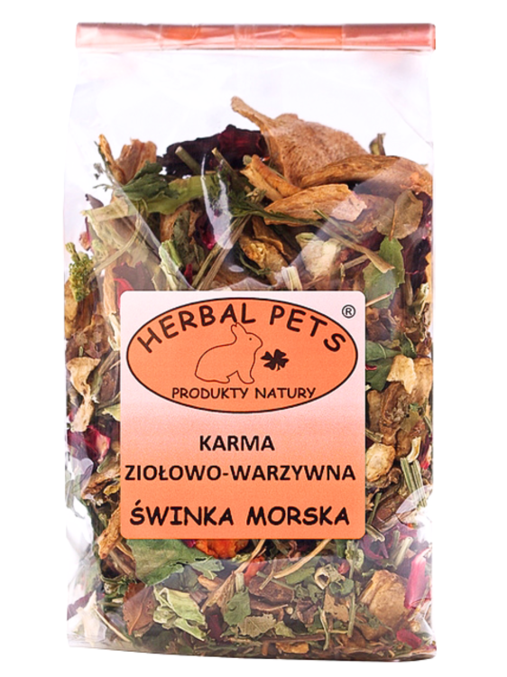 Alimentation Naturelle Ziołowo-Warzywna pour Cobaye - Santé et Bien-être 150g  de  ParrotPlanet.fr