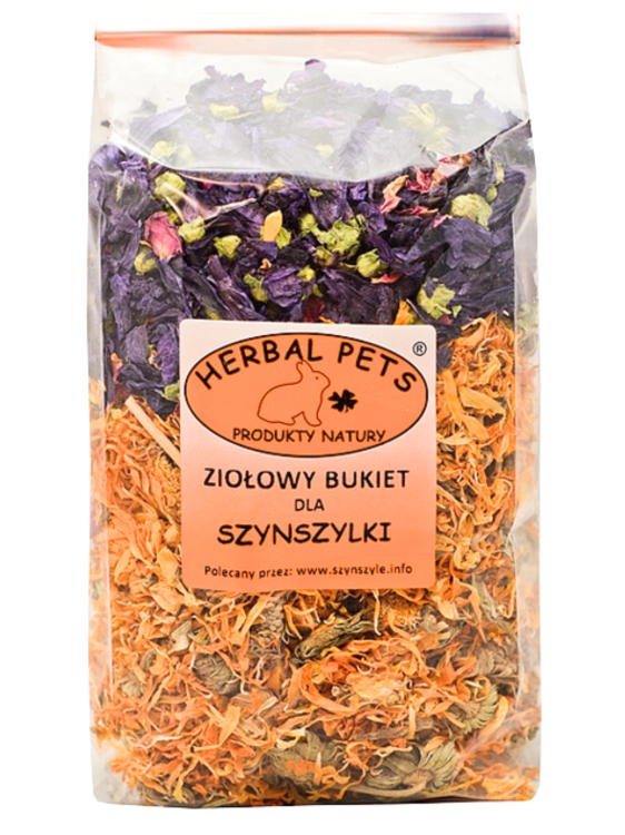 Mélange Herbal pour Chinchilla - Soutien Naturel à la Santé 100g de ParrotPlanet.fr