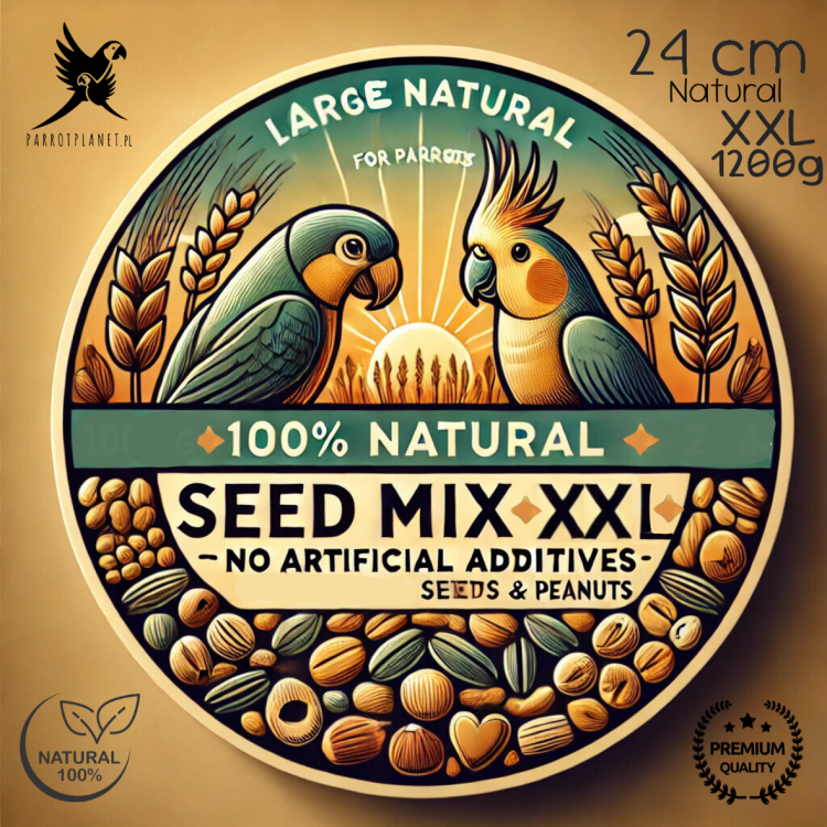 Mélange de graines géant pour perruches Parrot Planet - 1,2 kg de ParrotPlanet.fr