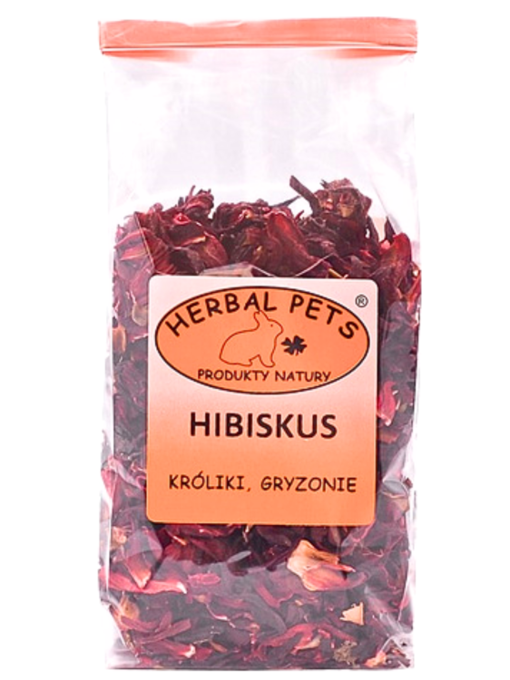 Hibiscus Naturel pour Lapins et Rongeurs - Soutien Immunitaire 60g de ParrotPlanet.fr