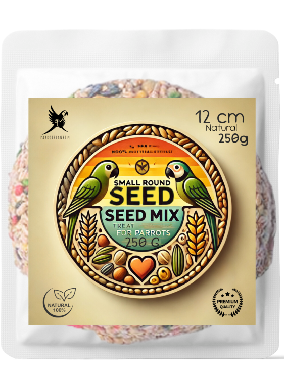 Mélange de graines Parrot Planet - Mini anneau snack pour perruches 250g de ParrotPlanet.fr