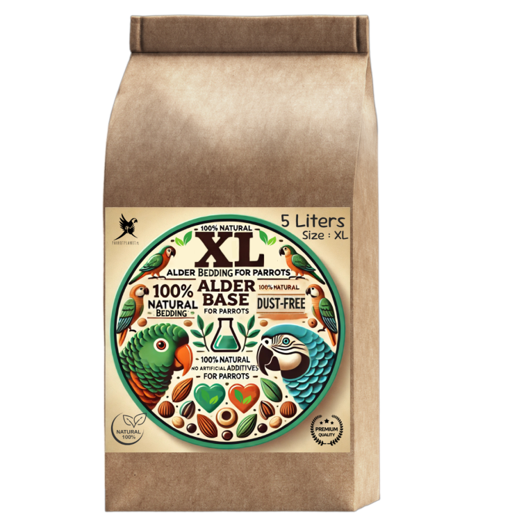 Zrębki Olchowe XL pour Grandes Perruches - Litière Naturelle 5 Litres de ParrotPlanet.fr