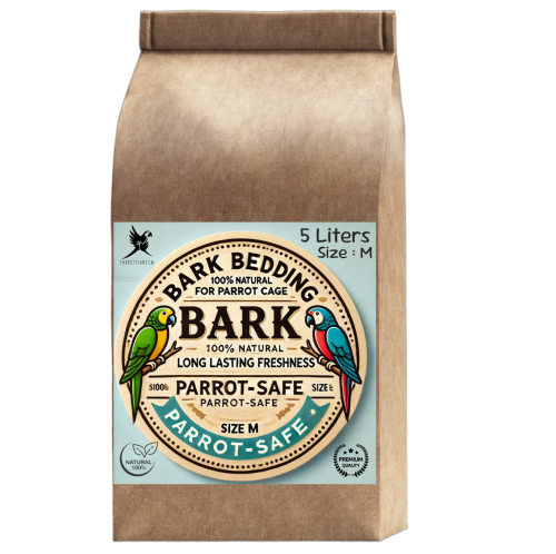 Sous-couche Naturelle M pour Moyennes Perroquets, 5 Litres de ParrotPlanet.fr