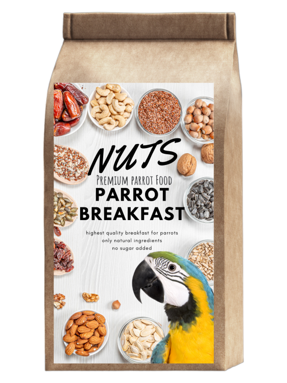 HOT NUTS Parrot Breakfast - Papuzie danie śniadaniowe, lub obiadowe na ciepło dla wszystkich papug 100g od ParrotPlanet.pl