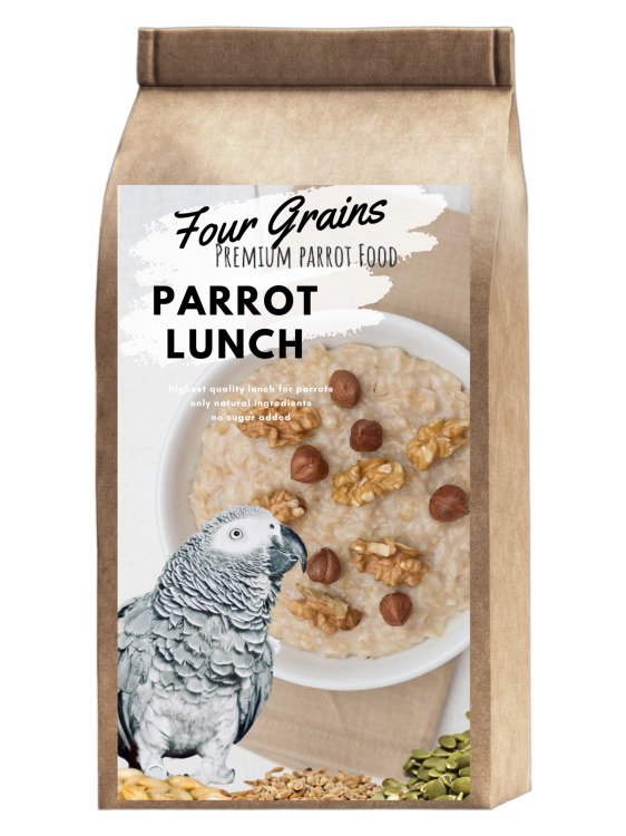 Petit-déjeuner aux quatre grains pour perroquets | Aliment équilibré et savoureux 100g  de ParrotPlanet.fr