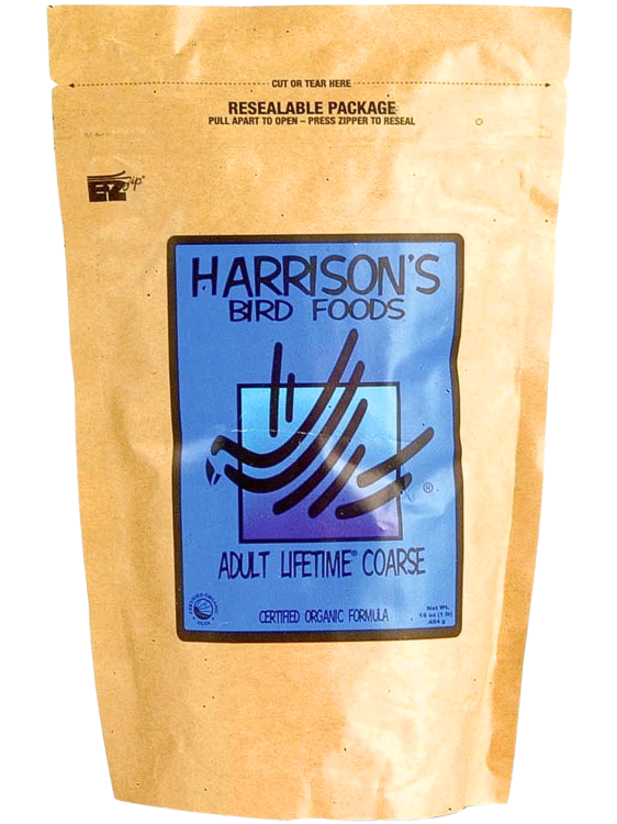 Harrison`s Adult Lifetime Coarse Organic Parrot Food - Granulat całoroczny dla średnich i dużych ptaków 450g od ParrotPlanet.pl