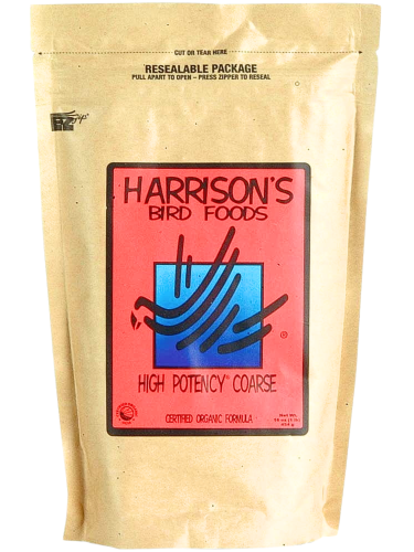 Harrison’s High Potency Coarse 2,27 kg – aliment biologique complet pour perroquets moyens et grands – 15 % de matières grasses ParrotPlanet.fr