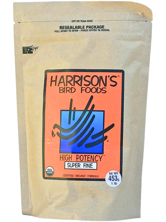 Harrison`s High Potency Super Fine Organic Bird Food - granulat całoroczny średnioziarnisty 450g od ParrotPlanet.pl