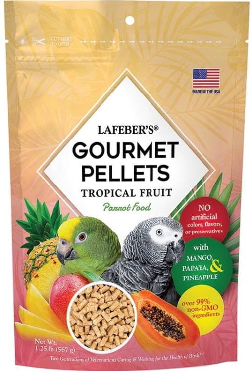 Lafeber Gourmet Pellets Tropical Fruit Parrots – granulés complets aux fruits tropicaux pour perroquets moyens et grands, 567 g ParrotPlanet.fr