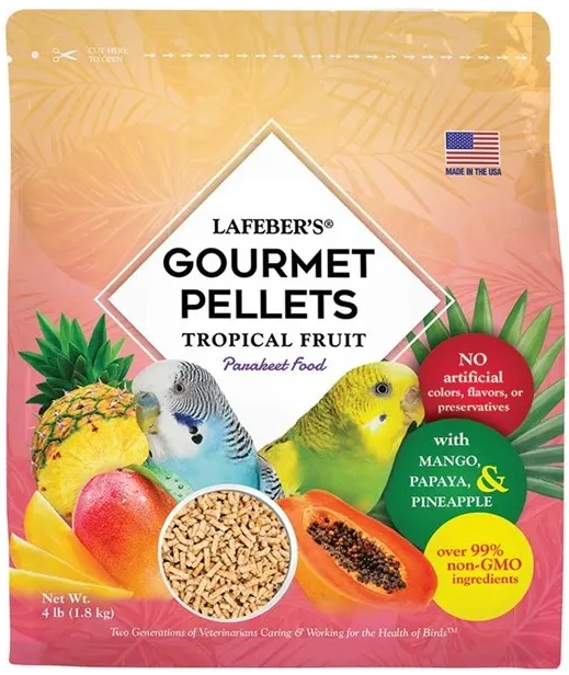 Lafeber Gourmet Pellets - Tropical Fruit -Budgies -Zbilansowany pokarm: granulat z owocami dla papużek falistych 1,81 kg od ParrotPlanet.pl