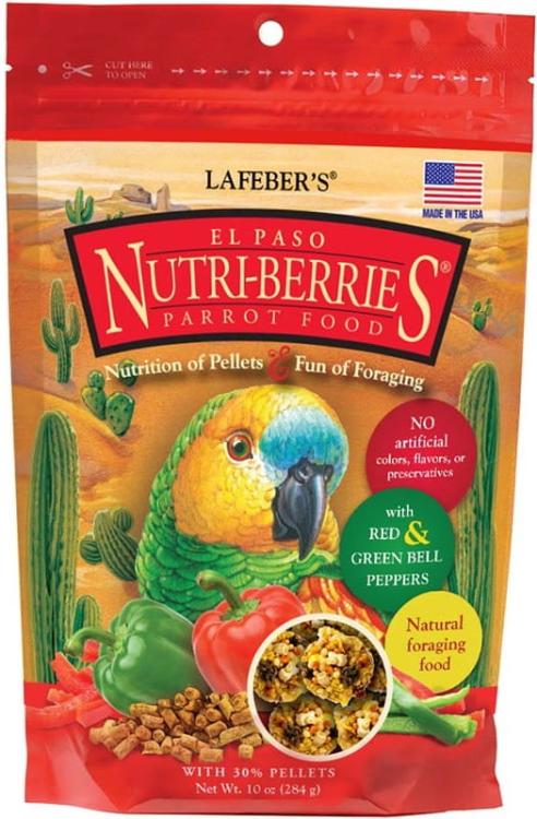Lafeber NutriBerries El Paso - Karma dla papug w kształcie kuleczek 284g od ParrotPlanet.pl