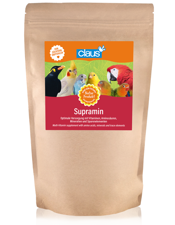 Claus Supramin - supplément vitaminé pour perruches 500g de ParrotPlanet.fr