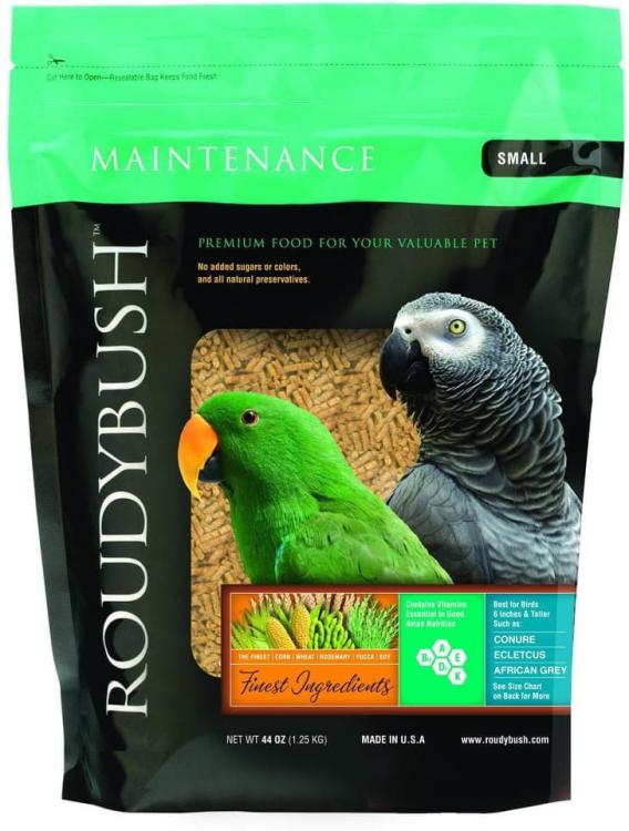 RoudyBush Maintenance Small 0,23 kg – pour amazones, gris du Gabon, cacatoès et oiseaux de taille similaire de ParrotPlanet.fr