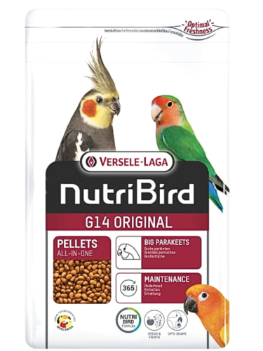 Versele Laga NutriBird G14 Original-maintenance 1kg - granulat dla nimf i innych średnich papug  od ParrotPlanet.pl