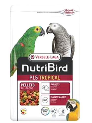 Versele Laga NutriBird P15 Tropical-maintenance 10kg - granulat dla dużych papug od ParrotPlanet.pl