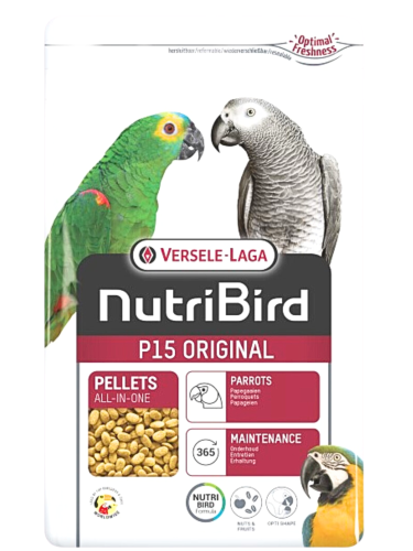 Versele Laga NutriBird P15 Original maintenance 1kg - granulat dla dużych papug od ParrotPlanet.pl