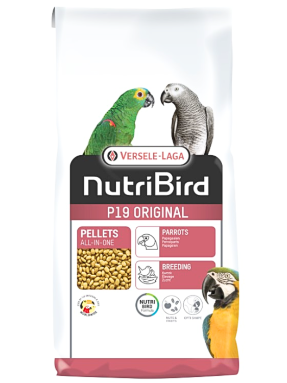 Versele Laga P19 Original 10kg - granulat na okres lęgowy dla dużych papug od ParrotPlanet.pl