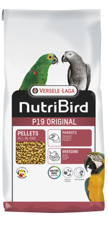 Versele Laga P19 Original 10kg - granulat na okres lęgowy dla dużych papug od ParrotPlanet.pl