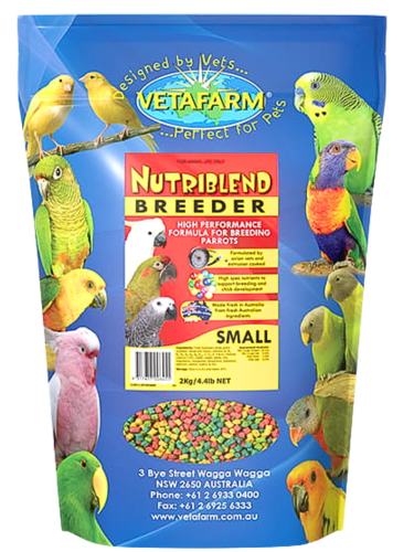 VETAFARM - NutriBlend Breeder - Granulat  WETERYNARYJNY HODOWLANY dla wszystkich papug 2kg od ParrotPlanet.pl