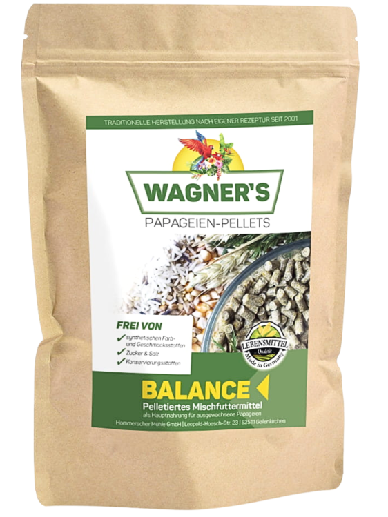 Wagner's Pellets- Granulat zimnotłoczony Wagner's dla średnich i dużych papug 750g od ParrotPlanet.pl