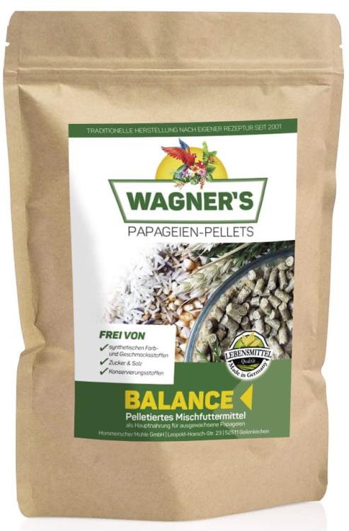 Wagner's Pellets- Granulat zimnotłoczony Wagner's dla średnich i dużych papug 750g od ParrotPlanet.pl