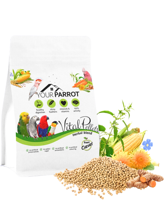 Vital Pellets Herbal Blend - granulat dla średnich i dużych 900g od ParrotPlanet.pl