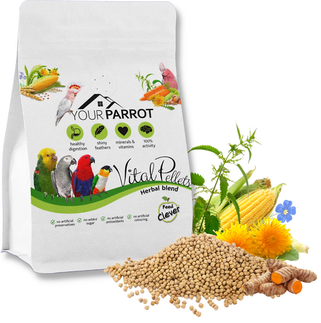 Vital Pellets Herbal Blend - granulat dla średnich i dużych 900g od ParrotPlanet.pl