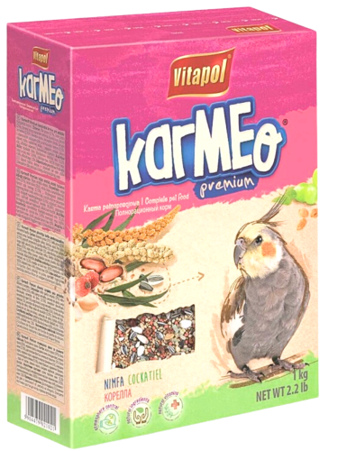 Vitapol Karmeo - Mieszanka dla nimf 1kg od ParrotPlanet.pl