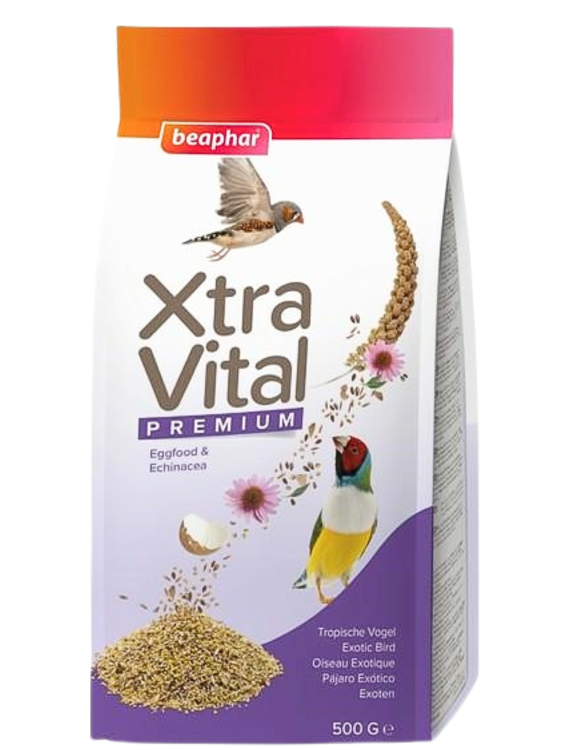 Beaphar Xtra Vital Ptaki Egzotyczne Ptaki Tropikalne 500g od ParrotPlanet.pl
