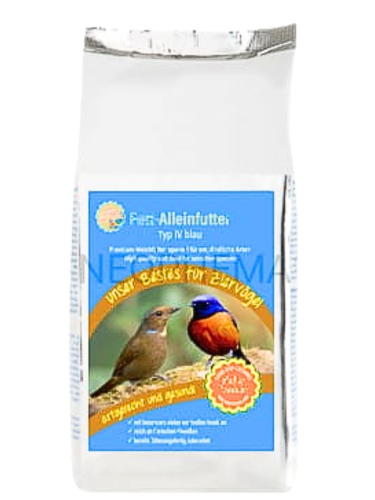 Claus Fett-Alleinfutter IV blau - wysokobiałkowa karma z 48,5% owadów w składzie 500g  od ParrotPlanet.pl