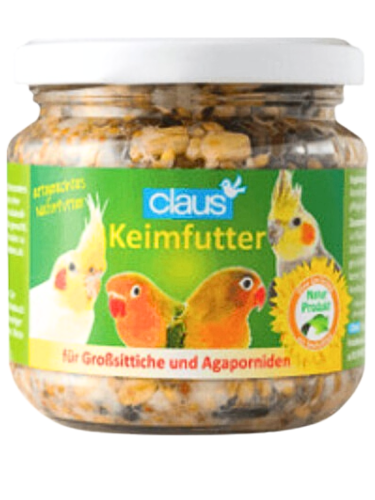 Claus Keimfutter - Naturalne Kiełki dla średnich PaPug 210ml od ParrotPlanet.pl