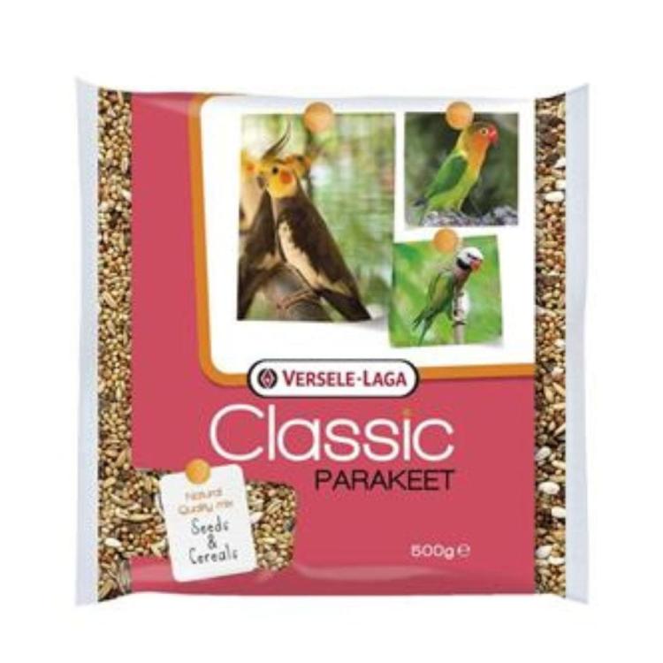 Versele Laga Parakeet Classic 500g - pokarm dla średnich papug - nimfy, nierozłączki od parrotplanet.jpg