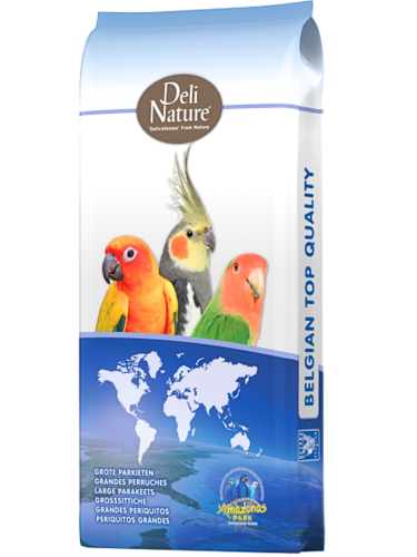 Deli Nature 59 - Mieszanka standardowa dla średnich PaPug 30% słonecznika 15kg od ParrotPlanet.pl