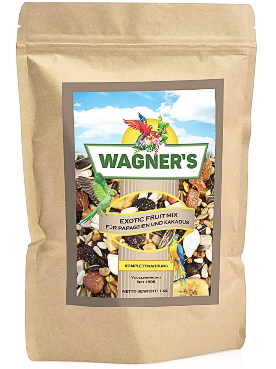 Exotic Fruit Mix Wagner's - mix egzotyczny dla wszystkich papug 1kg od ParrotPlanet.pl