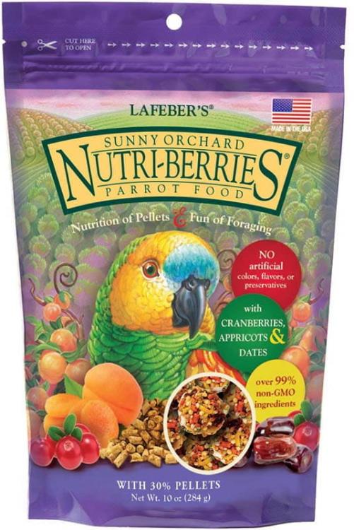 Lafeber NutriBerries Sunny Orchard- Pokarm w kształcie kuleczek dla średnich i dużych papug 284g od ParrotPlanet.pl
