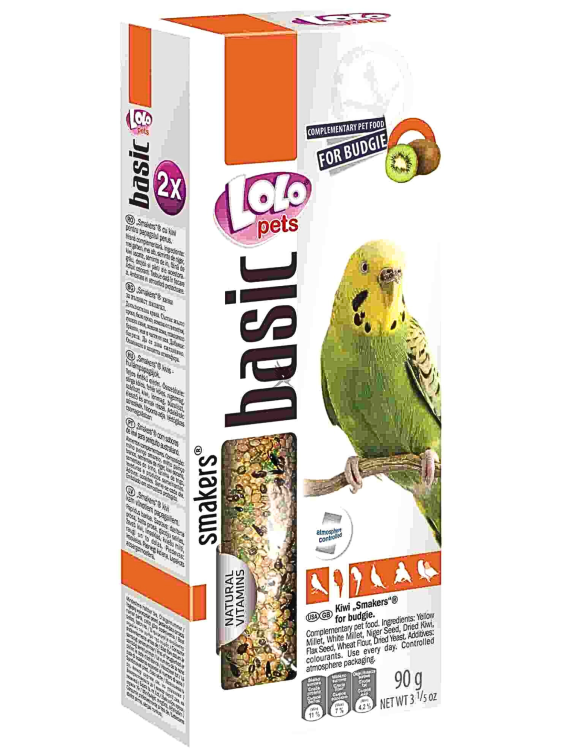 LoLo Pets Basic -Smakers ORZECHOWY DEDYKOWANY DLA FALISTEJ 90g od ParrotPlanet.pl